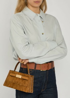 Tory Burch Lee Radziwill Mini Fringed Suede top Handle bag - Tan - One Size