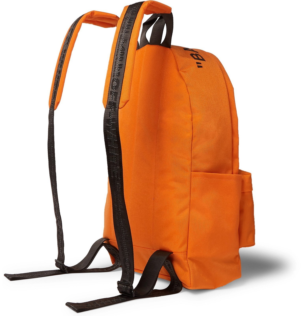 Off-White - Printed Canvas Backpack - Orange Off-White