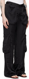 Edward Cuming Black Patch Pocket Trousers