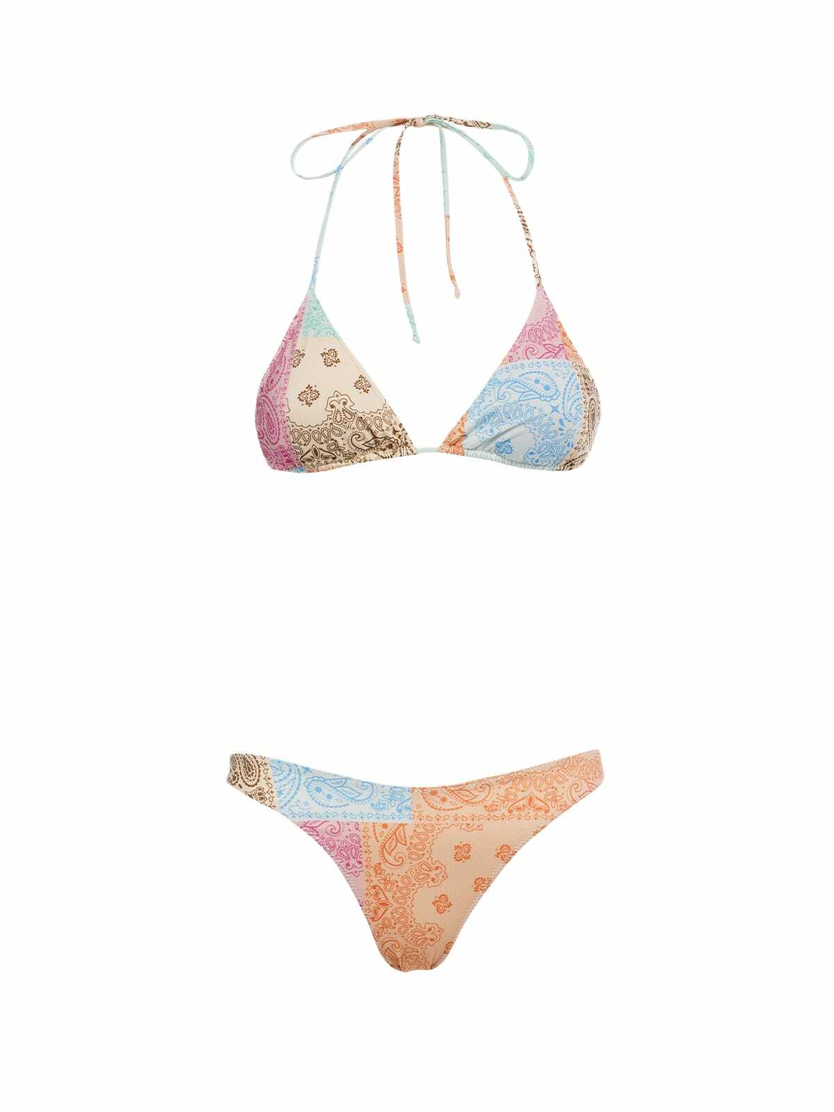 Mc2 Saint Barth Women's Leah Nylon Bikini Top Beige
