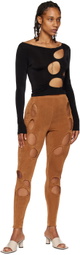 TYRELL SSENSE Exclusive Brown Leggings