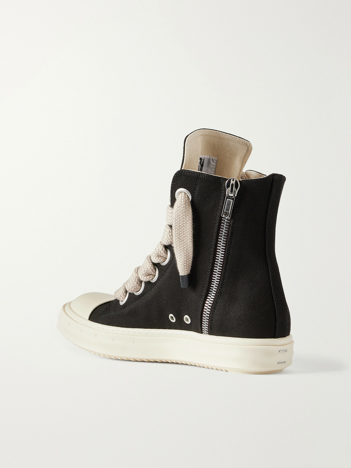 DRKSHDW by Rick Owens - Jumbolace Denim Sneakers - Black