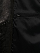 DOLCE & GABBANA - Leather Zip Jacket