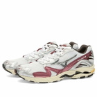 Mizuno WAVE RIDER 10 "SPORT" Sneaker in White/Black Sand/Syrah