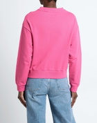 Shoe Womens Sweatshirt Fuchsia