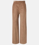 Brunello Cucinelli Monili cotton corduroy wide-leg pants