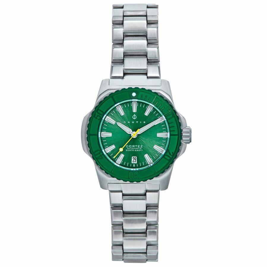 Nautis Cortez Green Dial Mens Watch NAUN102-3