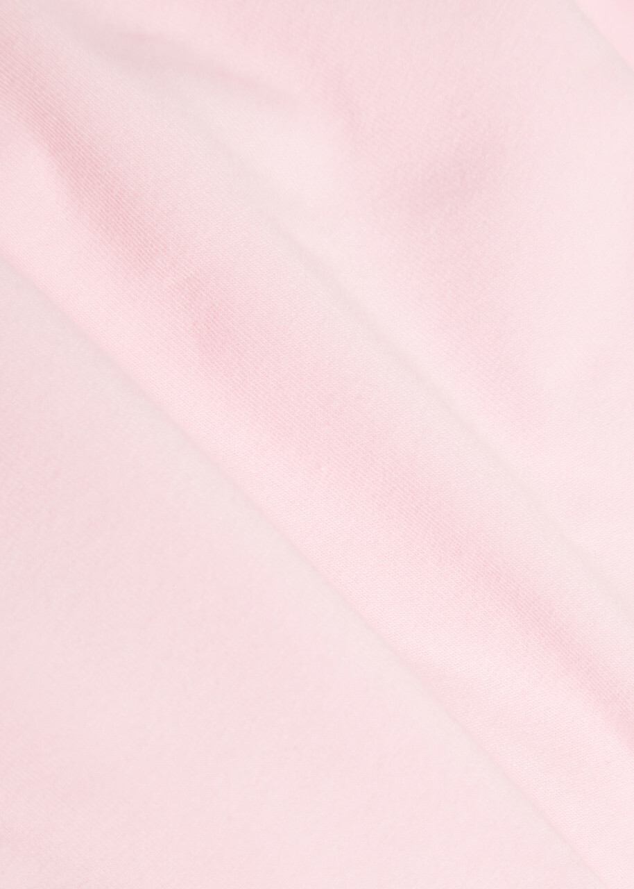Skims Asymmetric Stretch-cotton top Pink