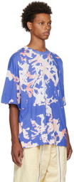 Dries Van Noten Blue Ink Splat T-Shirt