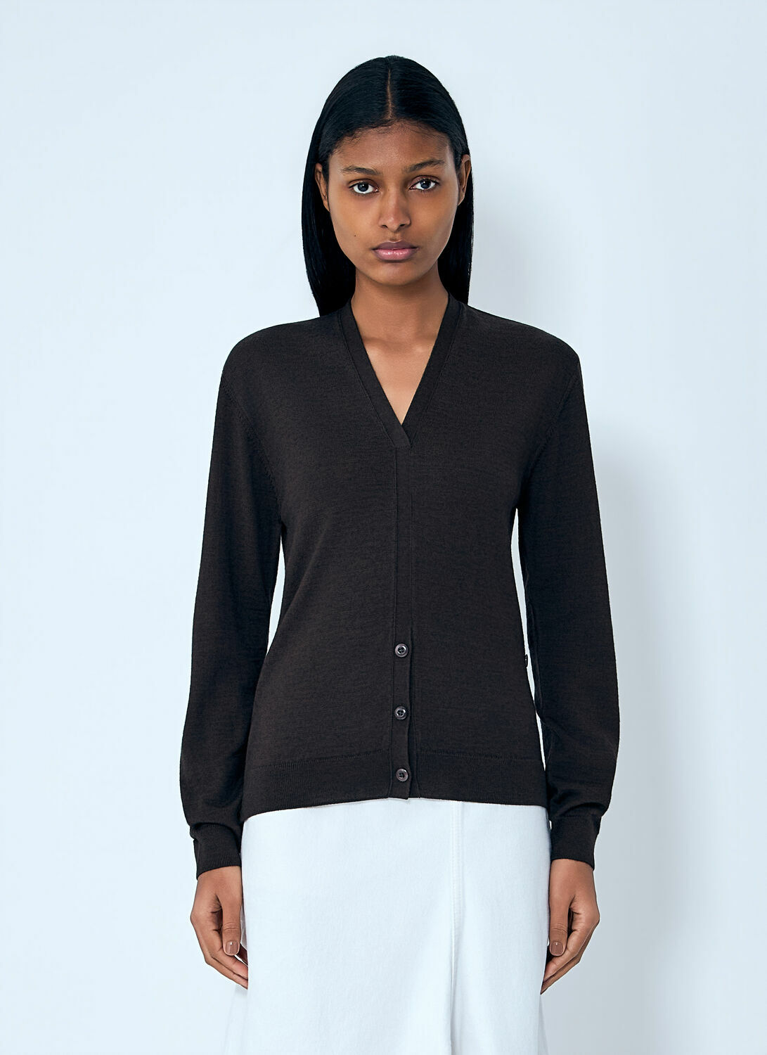 Lemaire Twisted V Neck Cardigan