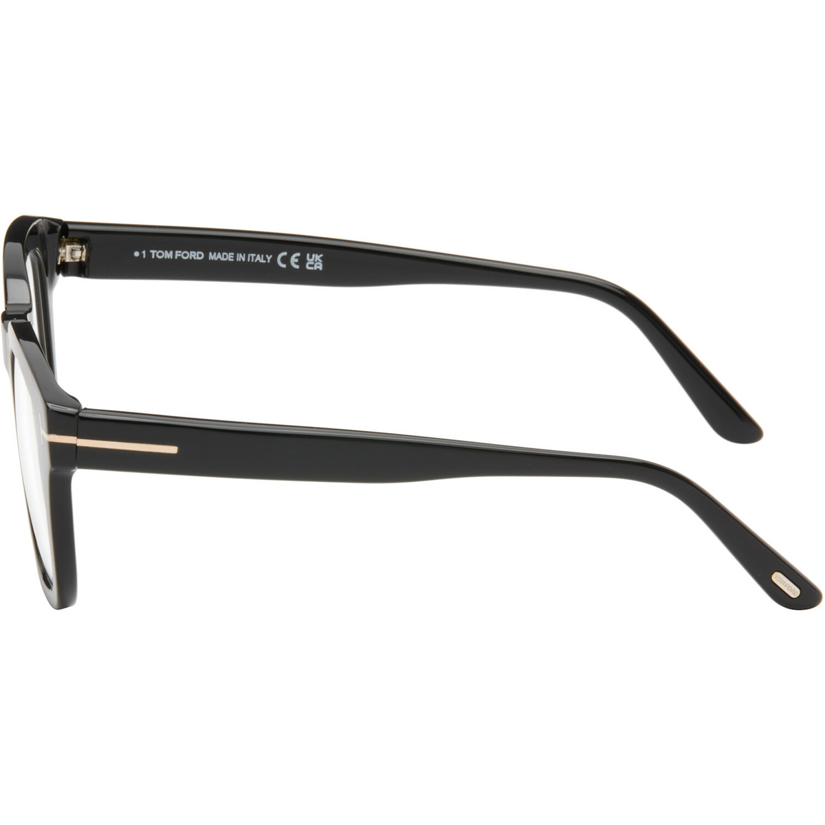 TOM FORD Black Blue Block Soft Square Blue Light Optical Glasses