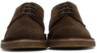 Drake's Brown Suede Wayford Derbys