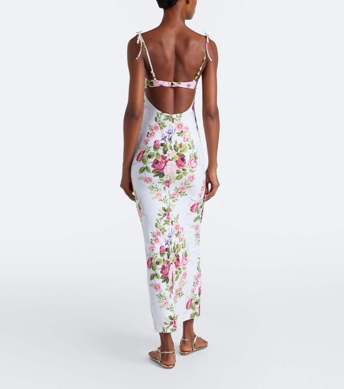 Montce Petal floral maxi dress
