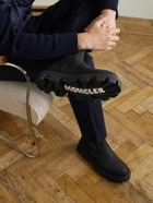 Moncler - Peak City Nubuck Chelsea Boots - Black