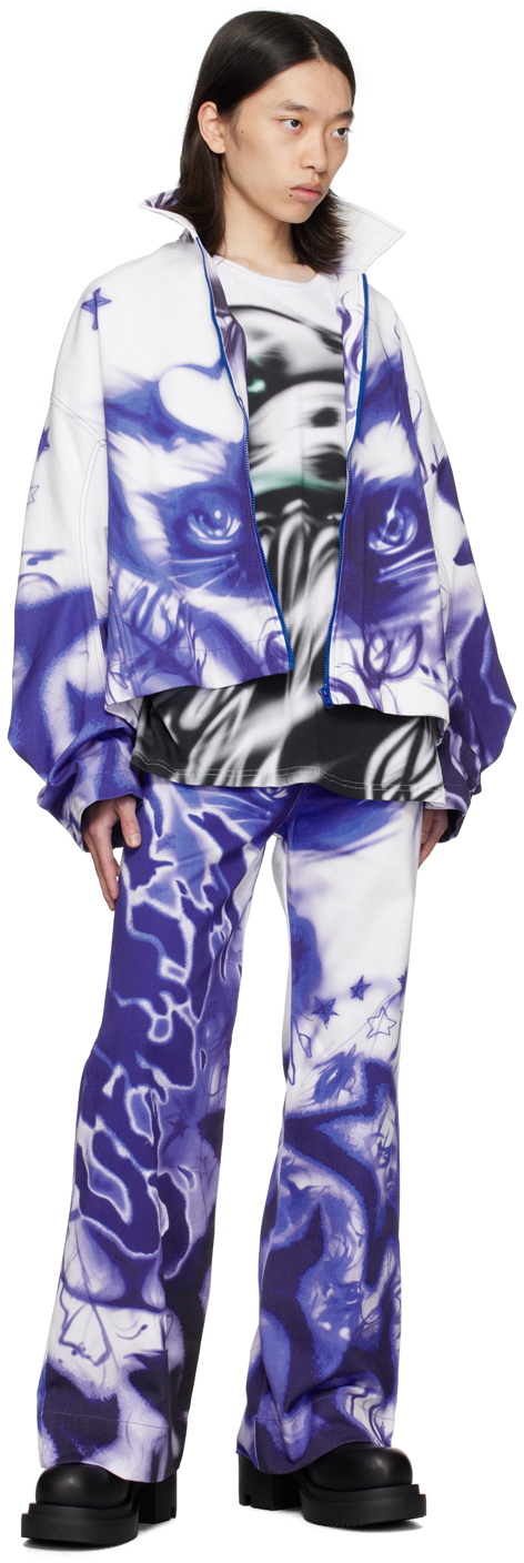 Gerrit Jacob White Oversized Denim Jacket Gerrit Jacob