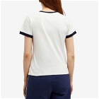 Golden Goose Women's Star T-Shirt in Heritage White/Dark Blue