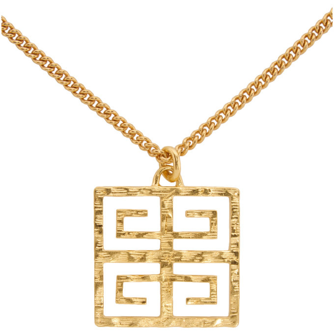Givenchy Gold 4G Pendant Necklace Givenchy
