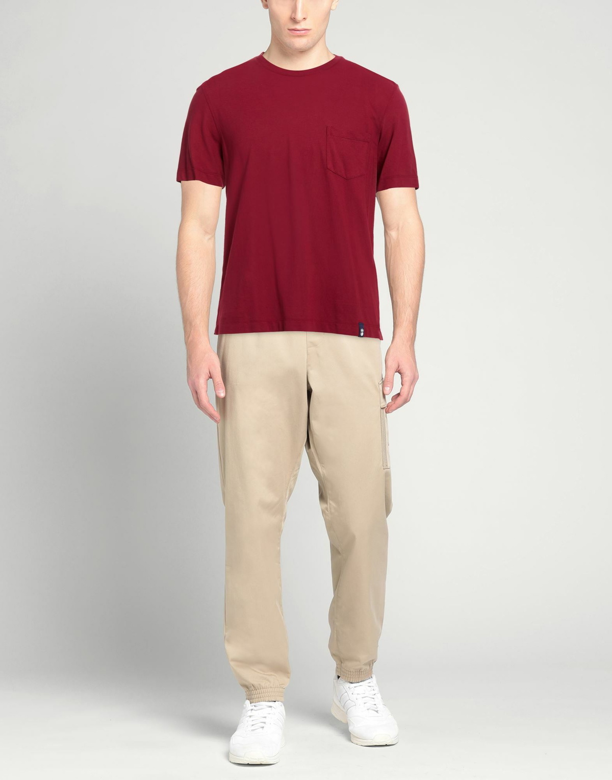 Drumohr Mens T-shirt Burgundy