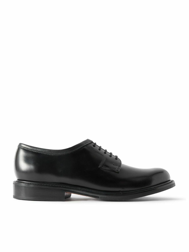 Photo: Grenson - Camden Polished-Leather Derby Shoes - Black