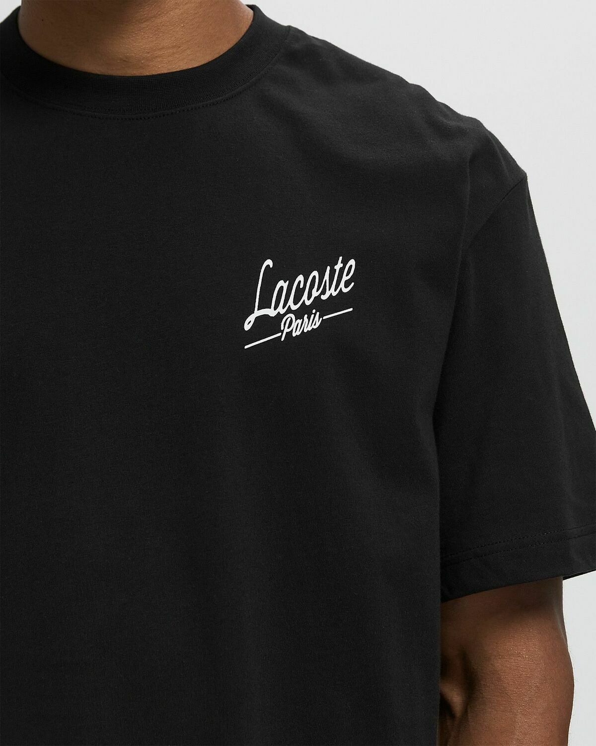Lacoste T-Shirt Black Mens Shortsleefe