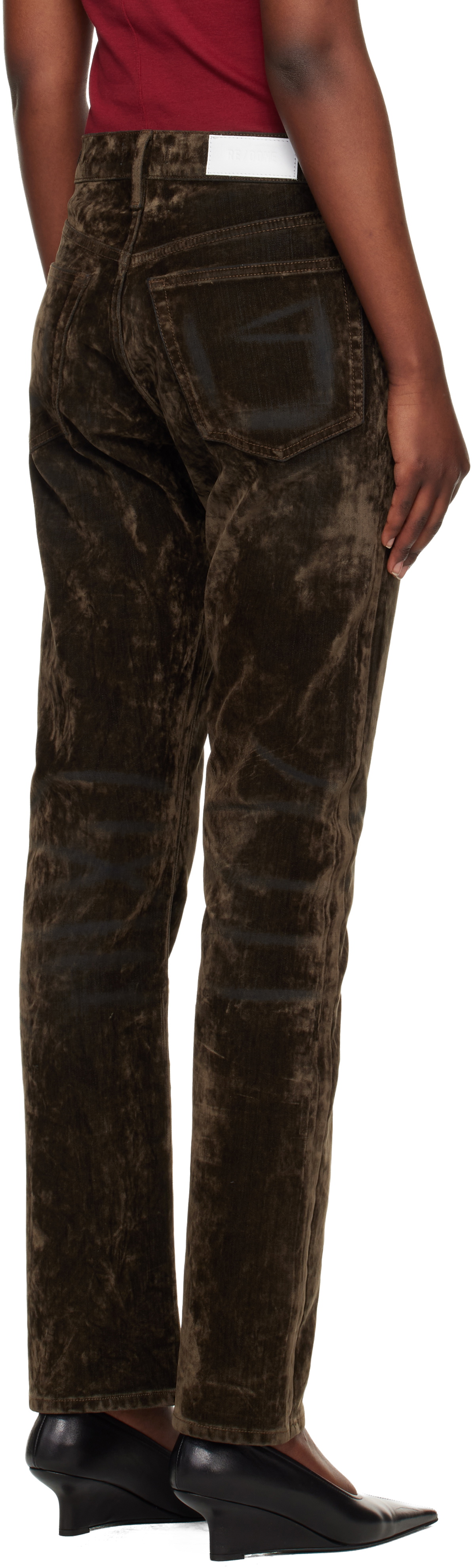 Re/Done Green 'The Blondie' Jeans