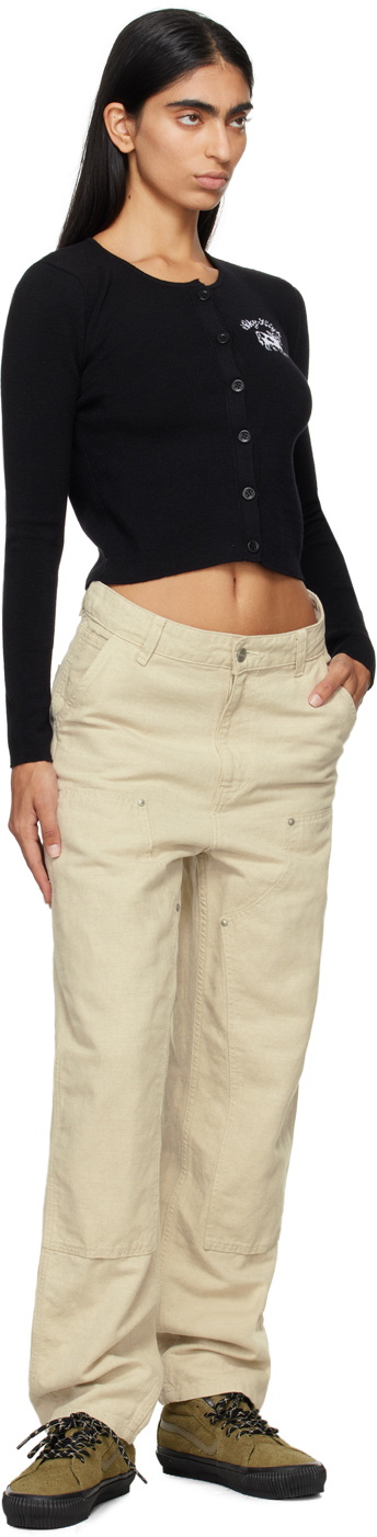 Sky High Farm Workwear Black Cropped Cardigan