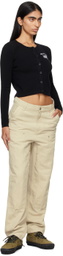 Sky High Farm Workwear Black Cropped Cardigan