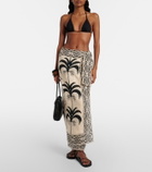 Johanna Ortiz Printed linen beach cover-up