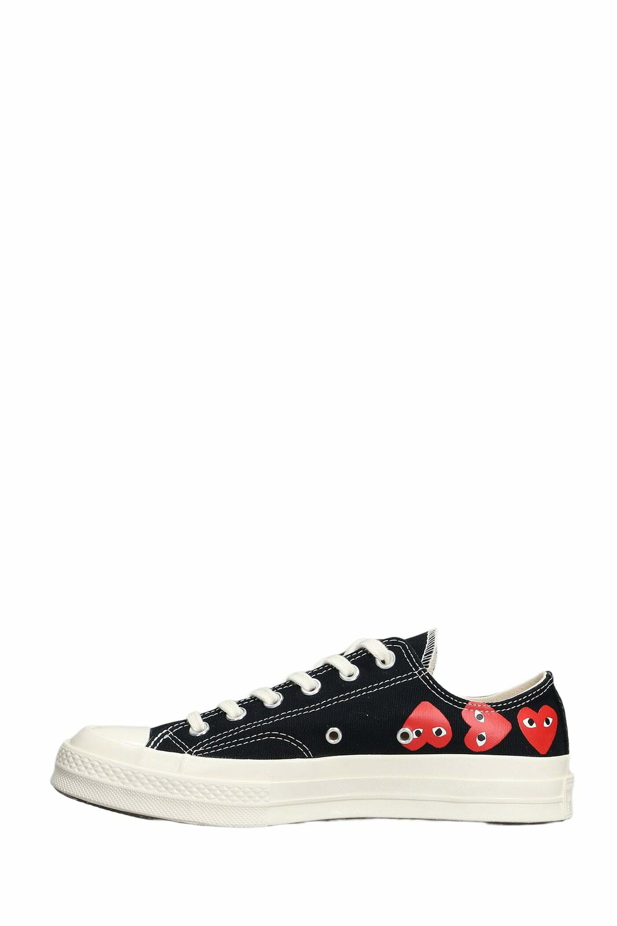 Comme des Garçons Play Chuck 70 Cdg Low Sneakers In Black Cotton