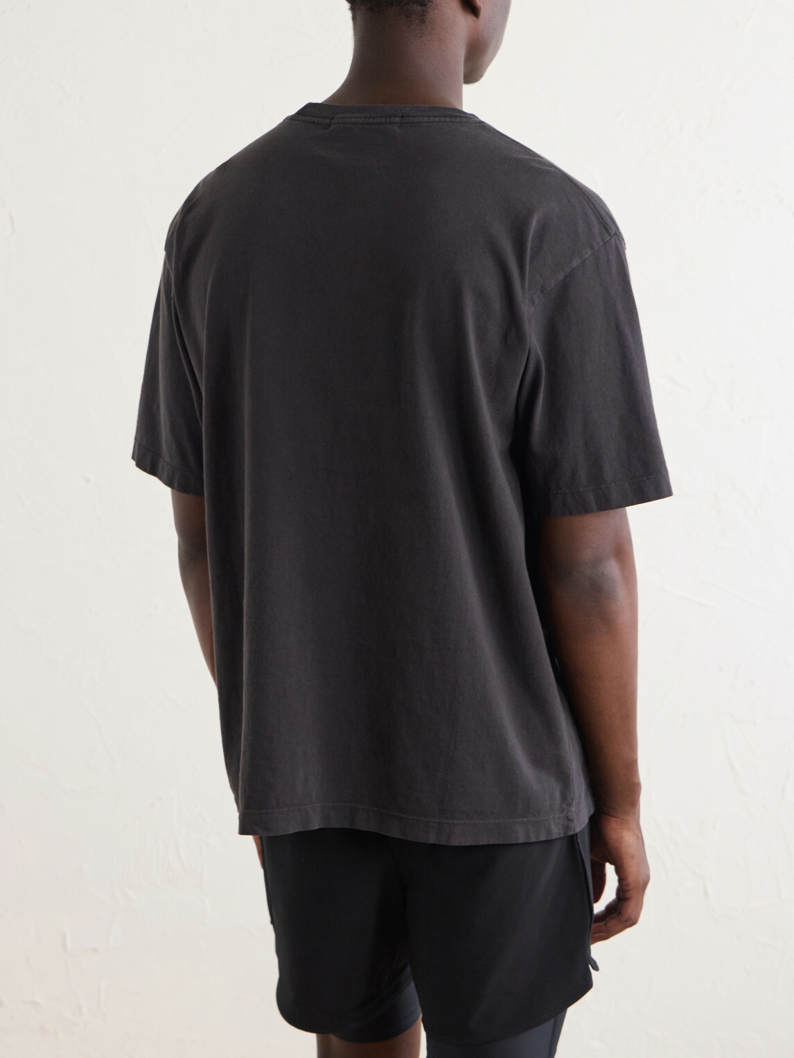 DISTRICT VISION - California Printed Cotton-Jersey T-Shirt - Black