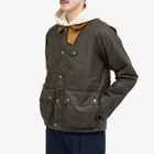 Barbour Men's Utility Spey Wax Jacket in Olive