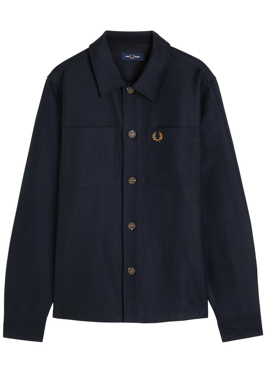 ジャケット・アウター FRED PERRY Stain Collar Coat-Khk/M Vintage Fred Perry Velour Track Jacket Mens M Blue Zip USA
