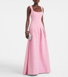 Rebecca Vallance Amaro pleated taffeta corset gown