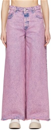 Marni Pink Flared Jeans