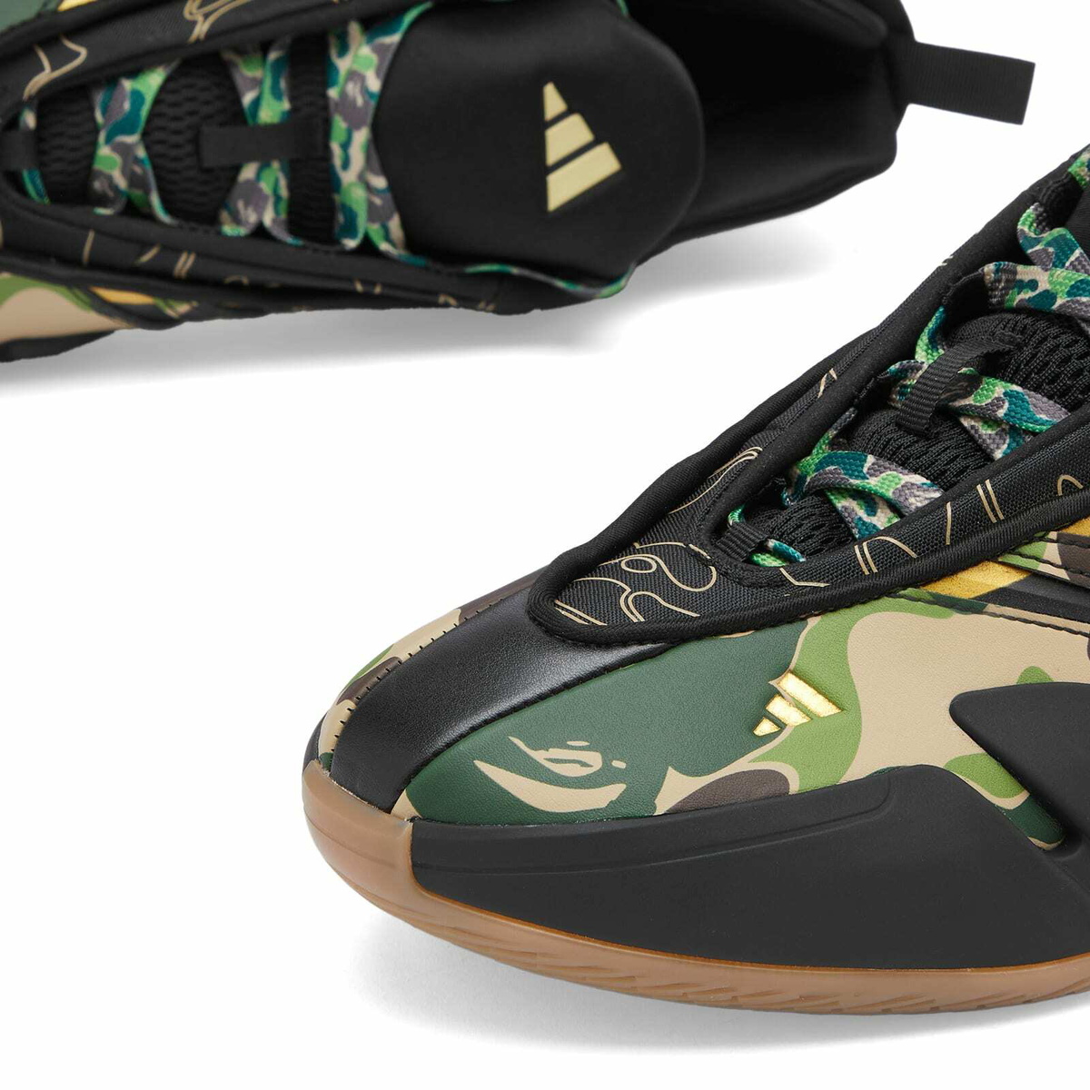 Adidas Bape Dame9 Sneaker in Core Black adidas