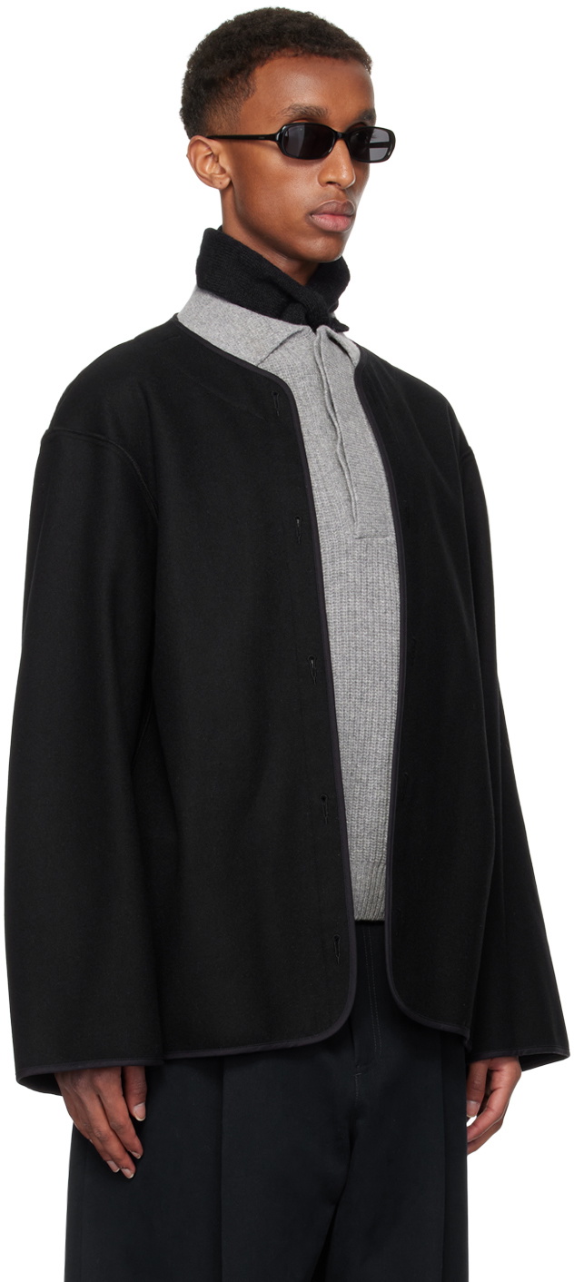 ATON（エートン)AIR WEATHER FIELD COATサイズ06 ATON Black Air Weather Field Coat ATON