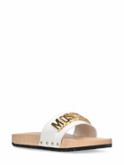MOSCHINO - 30mm Leather Clogs