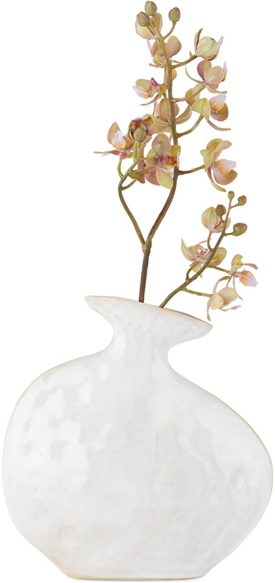 Photo: Project 213A White Flat Vase, 1.1 L