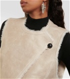 Isabel Marant Cassylia shearling-lined suede vest