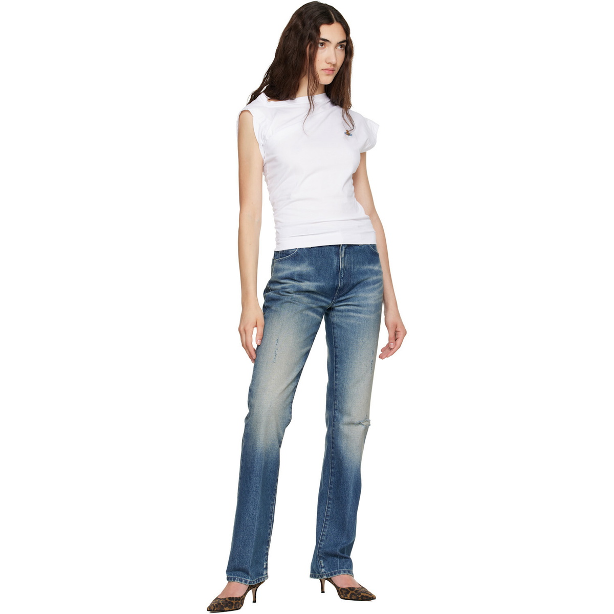 Vivienne Westwood White Hebo Top