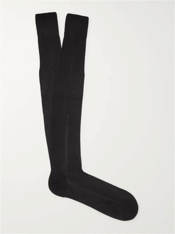 Photo: TOM FORD - Silk Socks - Black