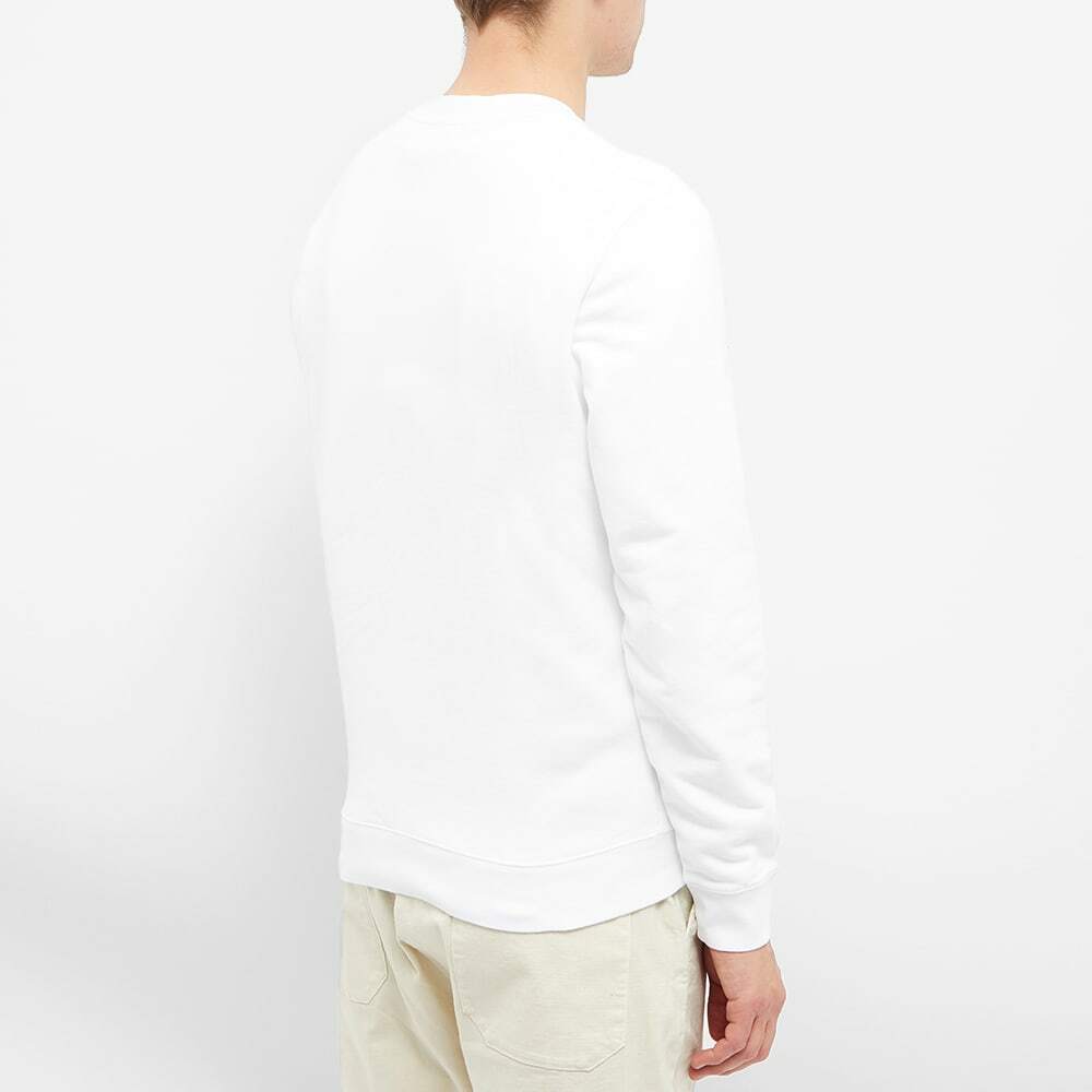 Sunspel x David Shrigley Logo Crew Sweat in White Sunspel