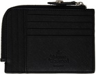 Vivienne Westwood Black Orborama Card Holder