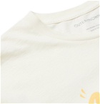 Outerknown - Logo-Print Organic Cotton-Jersey T-Shirt - Yellow