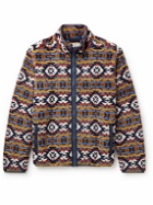 Faherty - Printed Recycled-Fleece Jacket - Blue