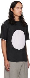 Edward Cuming SSENSE Exclusive Black & White Circle Window T-Shirt