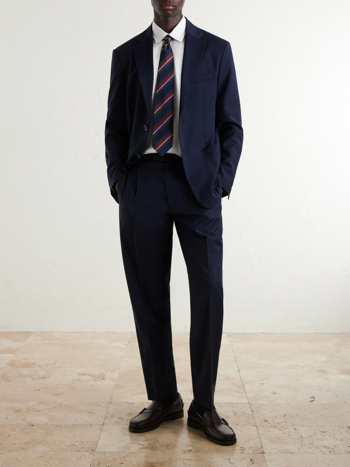 Barena - Virgin Wool Suit Jacket - Blue
