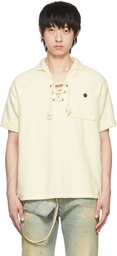 Maison Margiela Off-White Wool Polo