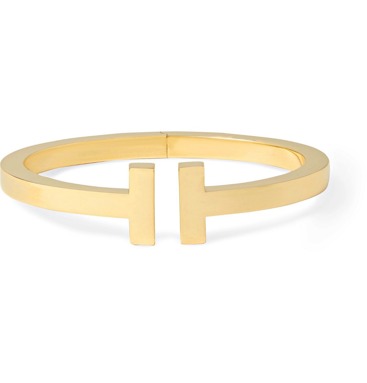 Photo: Tiffany & Co. - Tiffany T Square 18-Karat Gold Cuff - Gold