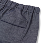 Desmond & Dempsey - Brushed Cotton-Twill Pyjama Trousers - Men - Blue